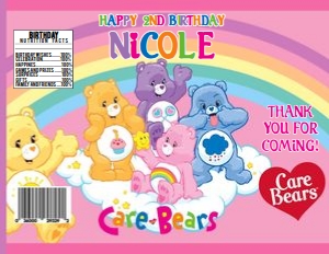 CARE BEARS chip bag 1: CARE BEARS chip bag 1