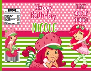 Strawberry  Shortcake  Chip bag 1 design preview