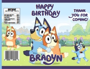 Bluey Chip Bag 115: Bluey Chip Bag 115