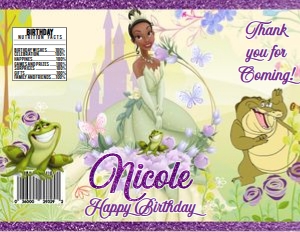 the princess and the frog chip bag 2: the princess and the frog chip bag 2