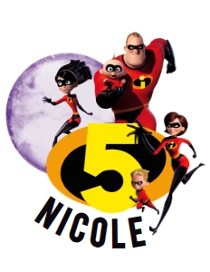 The incredibles Cake topper 1: The incredibles Cake topper 1