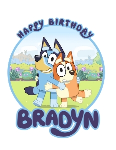 Bluey Cake Topper 1: Bluey Cake Topper 1