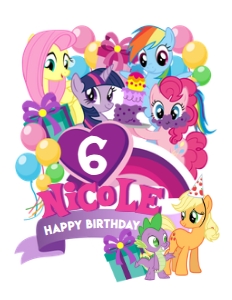 My Little Pony Cake Topper 1: My Little Pony Cake Topper 1