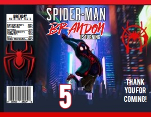 Spiderman Miles Morales Chip Bag 112: Spiderman Miles Morales Chip Bag 112