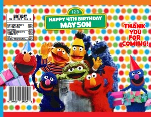 Sesame Street Chipbag 4: Sesame Street Chipbag 4