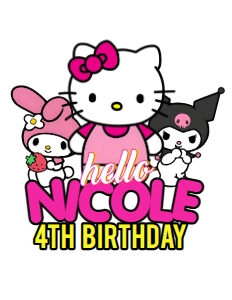 Hello Kitty cake topper 1: Hello Kitty cake topper 1