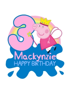 Peppa Pig Cake Topper 1: Peppa Pig Cake Topper 1