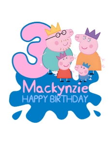 Peppa Pig Cake Topper 2: Peppa Pig Cake Topper 2