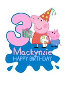 Peppa Pig Cake Topper 3: Peppa Pig Cake Topper 3