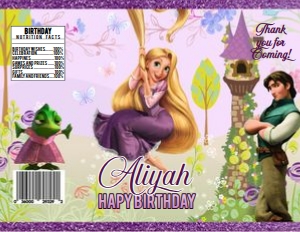 Rapunzel  Chip Bag 2 design preview