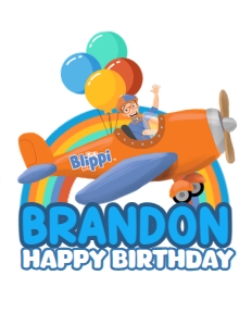 Blippi Cake Topper 2 design preview