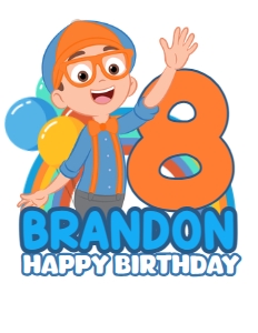 Blippi Caketopper 3 design preview