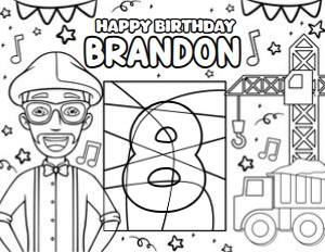 Blippi Placemat 1: Blippi Placemat 1