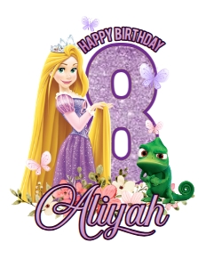 Rapunzel Cake Topper 1: Rapunzel Cake Topper 1