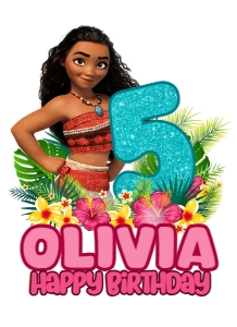 Moana new cake topper 131: Moana Cake topper 131