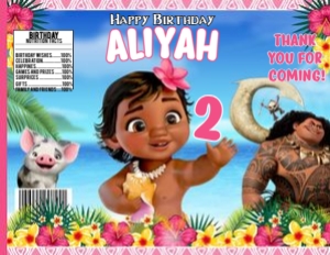 Moana Baby Chip Bag 221: Moana Baby chip bag 101