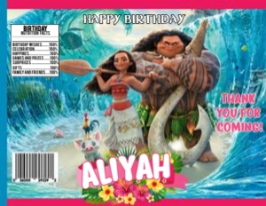 Moana Baby Chip Bag 223: Moana Chip Bag 103