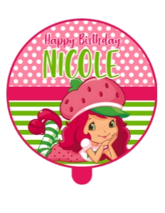 Strawberry  Shortcake Caketopper1 design preview