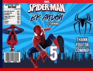 Spiderman Chip Bag new1: Spiderman Chip Bag new 1