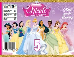 Princess Disney Chip bag 2: Princess Disney Chip bag 2