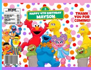 Sesame Street Chipbag 6: Sesame Street Chipbag 6
