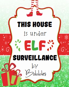 Elf Surveillance Set - Christmas Glitter Green design preview