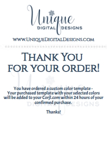 READ ME - Corjl Custom Color Order - Unique Digital Designs: Sign - ConGRADulations Glitter White Class of Gold Balloons