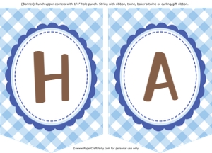 0081 Teddy Bear Banner "HAPPY BIRTHDAY!": 0081 Teddy Bear Banner