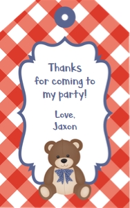 0082 Teddy Bear Gift Tags design preview