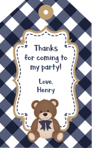 0085 Teddy Bear Gift Tags design preview