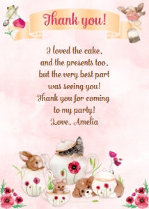 Tea Thank You Note 0036: Tea Invite 0036