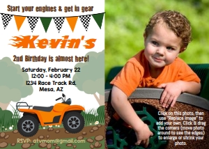 ATV PHOTO Invite 0041: ATV Party 0041