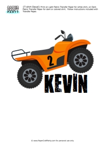 ATV T-Shirt Decal 0041: ATV Party 0041