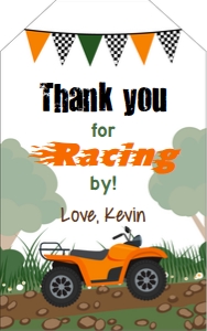 ATV Gift Tags 0041: ATV Party 0041