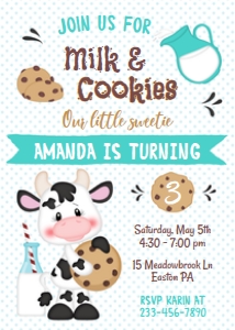 Milk & Cookies Invite 0050 design preview
