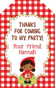 Red Riding Hood Gift Tags 0027 design preview