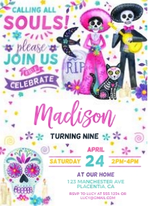 Dia de Los Muertos design preview