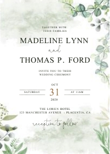WD015 Wedding Invitation: WD015 Wedding Invitation