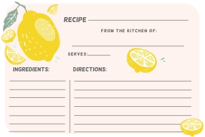 Main Squeeze Recipe Card: Main Squeeze Recipe Card Set