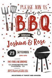 BBQ BS 4x6" #201: BBQ Red BS #201