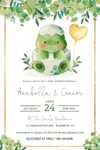 Dino BS Greenery 4x6"#205: Dino BS Greenery #205