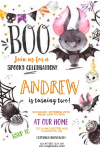 Halloween WC 4x6"- 460: Halloween WC #460