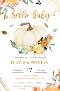Pumpkin BS 4x6"- 212: Pumpkin BS - 212