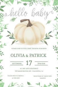 Pumpkin BS 4x6"- 211: Pumpkin BS - 211