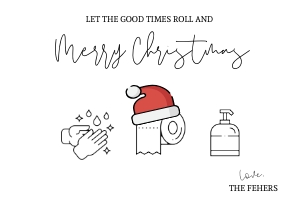 Christmas Minimalist Card - Flat Card - C009 design preview