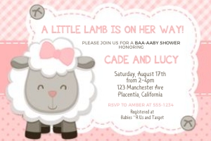 Sheep Pink BS 4x6" - #215: Sheep Pink BS - #215