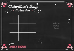 V014 - Valentine's Day Tic Tac Toe: V014 - Valentine's Day Tic Tac Toe