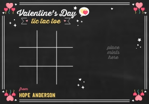 V015 - Valentine's Day Tic Tac Toe: V015 - Valentine's Day Tic Tac Toe