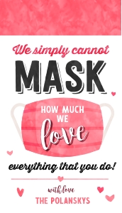 V020 - Valentine Can't Mask Tag: V020 - Valentine Can't Mask Tag