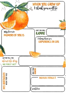 Little Cutie Time Capsule 5x7" card #482 design preview